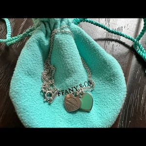 Tiffany & Co. Tiffany blue heart necklace silver mini authentic